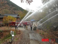 진주소방서, 유관기관 합동산불진화훈련 실시