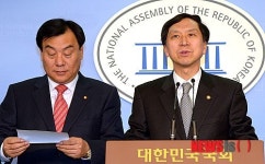 새누리-민주당 원내수석부대표 회담 결과 브리핑