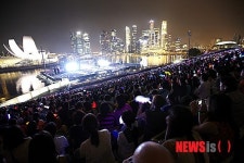 SM엔터 콘서트 2만6천명 운집, 싱가포르 사상최다