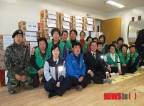 울진군 북면 새마을회 폐지 모아 경로당 위문