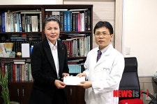 제주 아너 소사이티 1호 강지언 연강병원 이사장 성금기탁