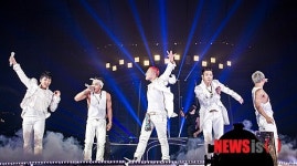 빅뱅 도쿄돔 콘서트, 5만5000명 난리