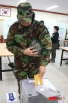 소중한 주권을 행사하는 군 장병
