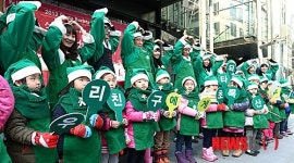 스타벅스-어린이재단, 산타원정대 출정식