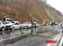 군산 26대 추돌 교통사고 현장