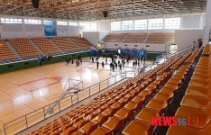 관동대 플로어 하키 경기장