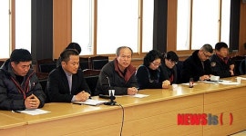 아산 동화기업 소각로증설 반대대책위 기자회견