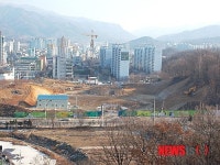 원주시, 공사장 울타리에 예쁜 그림 그린다