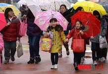 보고 싶었던 친구와 즐거운 하굣길