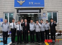 신용선 강원경찰청장, 정선 동부지구대 방문