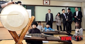 곽병선 인수위 교육과학분과 간사 등명초등학교 방문