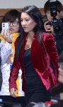 입장하는 미쉘 콴