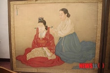 美컬럼비아대서 韓최초 서양화가 고희동, 김은호 ‘미인도’ 희귀작 발견