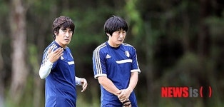 이리로 와! 옆에 서!