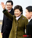[박근혜 취임] 박 대통령 밝은 표정