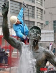 봄 맞을 준비하는 조형물