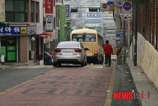 1만명 학생 등교길 보행로가 없다···성남 원터길 아슬아슬