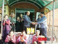 횡성 우천의용소방대 경로당 봉사활동