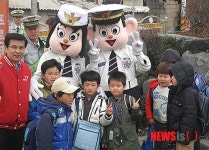 가평署, 초등학생 대상 교통안전캠페인 실시