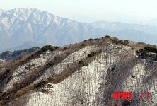 용화산의  설경