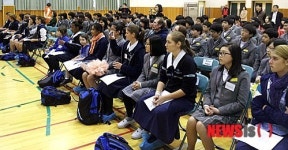 부산 장산중, 자매결연 호주 학교 초청행사