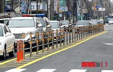 증평읍 도로 중앙분리대