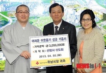 하남, 선법사 이웃돕기 성금 300만원 기탁
