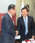 황우여, 개성공단 입주업체 간담회