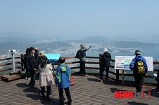 통영 미륵산 정상 전망대