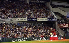 잠실야구장 평일 관중 만원
