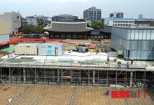 공사가 한창인 국립현대미술관 서울관