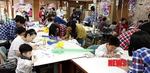 병원서 맞는 어린이날