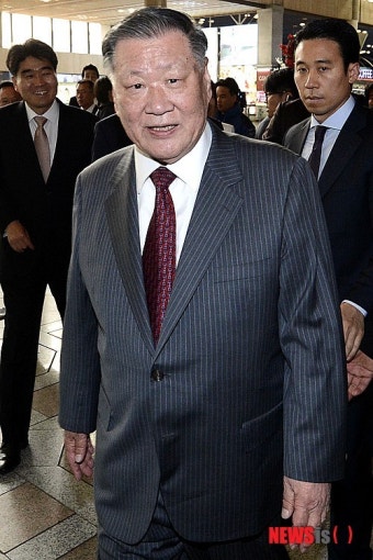 출국하는 정몽구 회장