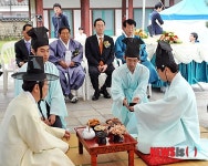 전통 성년례 초례(醮禮) 의식