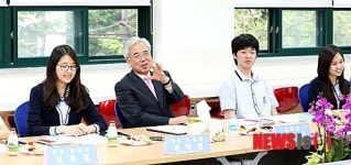 잠일고등학교 찾은 문용린 교육감