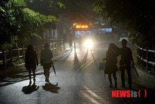 안개낀 남산 산책