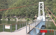 진천 초롱길 먹거리 있는 농다리 쉼터 개장