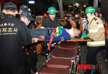마포 서교가든 앞 사거리 교통사고 발생