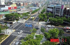 전주 안골광장 대변신…녹음＋경관 조화