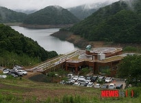 파로호에 위치한 한국수달연구센터