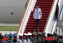 박근혜 대통령, 중국 베이징 도착