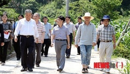신원섭 청장, 장수 산촌생태마을 방문