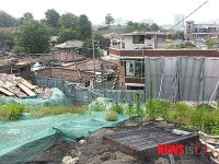 서울 이문1재정비촉진구역의 폐가