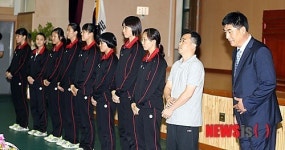 원곡고 배구부 창단식