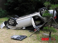 전남대병원 주차장서 승용차 추락