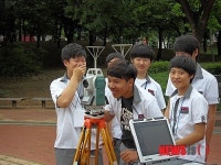 LX, 부평공고 학생 지적측량 체험