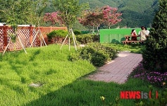 공원 된 단양노인장애인복지관 옥상