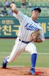 전력투구하는 배영수