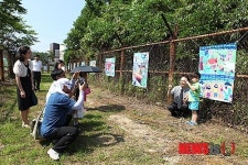 철책에 그려진  DMZ 이야기 전시전