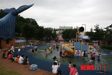 배꼽축제 물놀이장 인기만점
